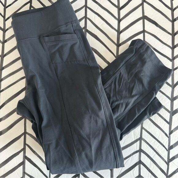 Athleta Size XSP Dark Gray Straight Leg Pants - Picture 1 of 4